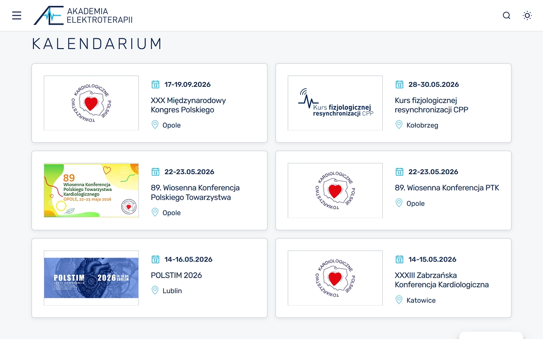 Portal edukacyjny, kalendarz eventów i aplikacja do grywalizacji w jednym