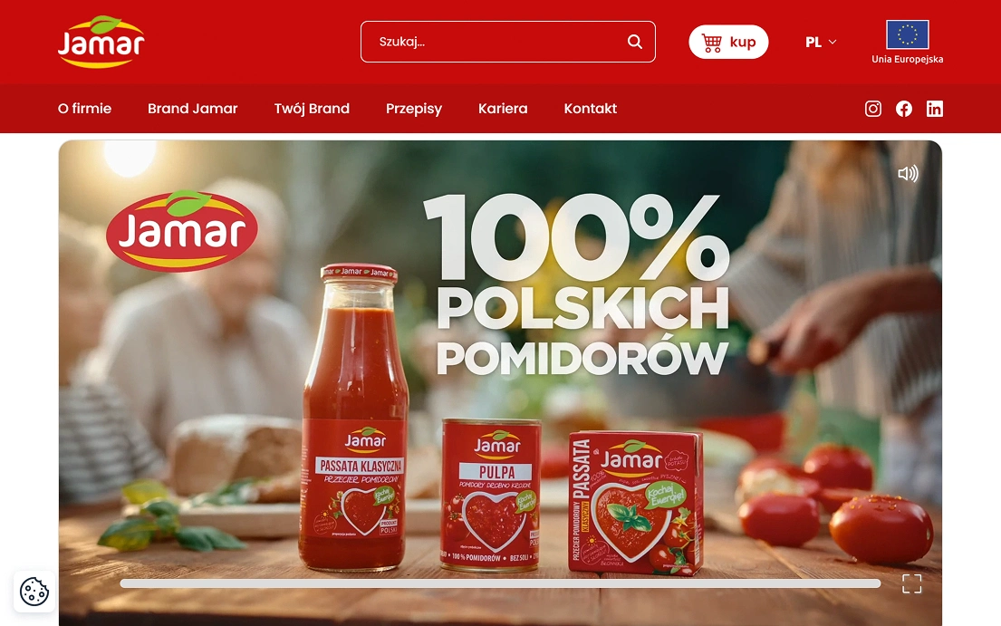 Jamar - serwis dla producenta przetworów warzywnych i owocowych